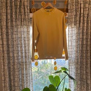 FP Sunshine Yellow Distressed Sweatshirt